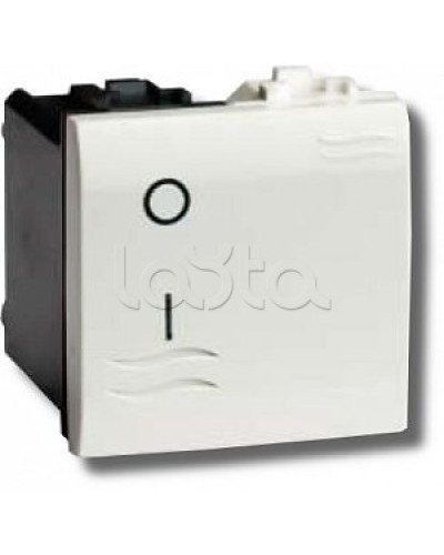 Выключатель двухполюсный белый 2 мод в Абакане Аксессуары для стоек и шкафов Pintop.ru