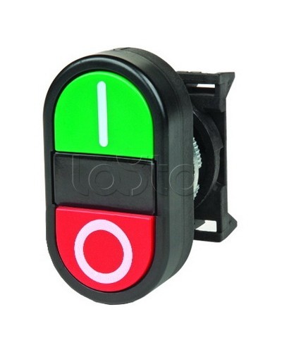 Кнопка двойная плоская, черная DKC ABFTM в Абакане Кнопки выхода Pintop.ru