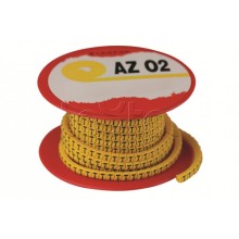 Колечко маркировочное -, 1,3-2,5мм. черное на желтом DKC AZO211BY