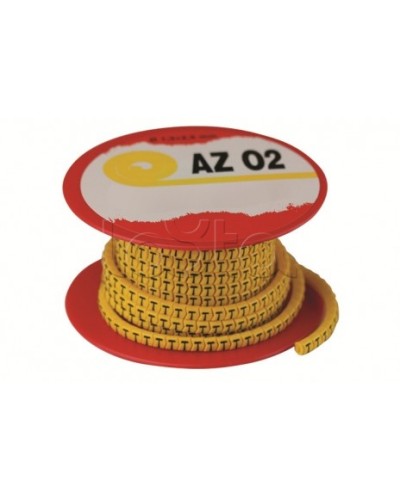 Колечко маркировочное X, 1,3-2,5мм. черное на желтом DKC AZO2XXBY в Абакане Аксессуары для кабель-канала Pintop.ru