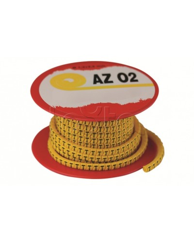 Колечко маркировочное 2, 2.5-4мм. черное на желтом DKC AZO302BY в Абакане Крепежные изделия Pintop.ru