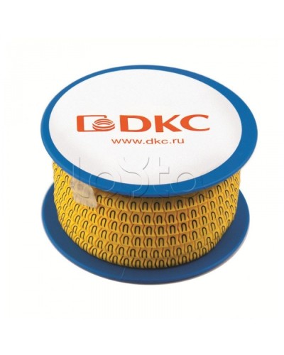 Колечко маркировочное 5, 2.5-4мм. черное на желтом DKC AZO305BY в Абакане Крепежные изделия Pintop.ru