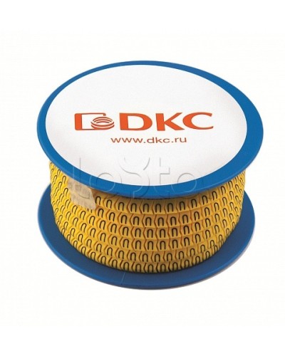 Колечко маркировочное -, 4-8мм. черное на желтом DKC AZS411BY в Абакане Крепежные изделия Pintop.ru