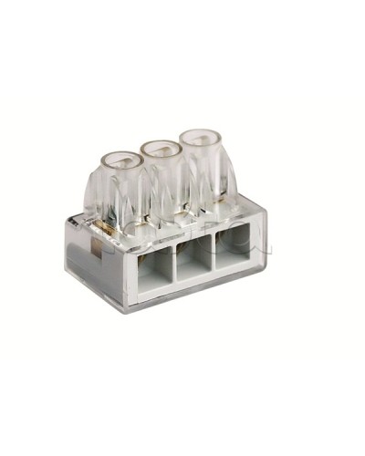 Колодка клеммная соединительная 3х4.5 мм. DKC B63 в Абакане Клеммные колодки Pintop.ru