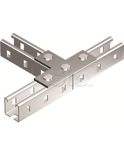 Пластина соединительная Т-обр., горячеоцинкованная DKC BMD1031HDZ в Абакане Аксессуары для лотков Pintop.ru