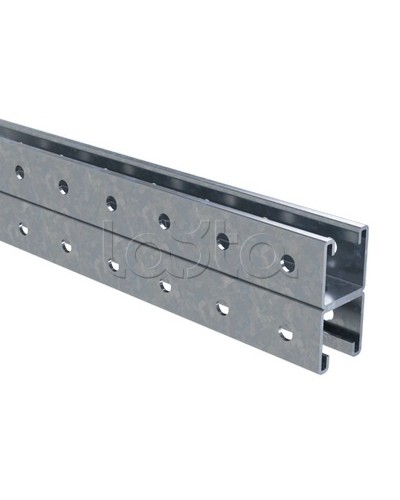 Профиль С-образный двойной L1800 толщина 2.5мм, горячеоцинкованный DKC (BPD4118HDZ) в Абакане Аксессуары для лотков Pintop.ru