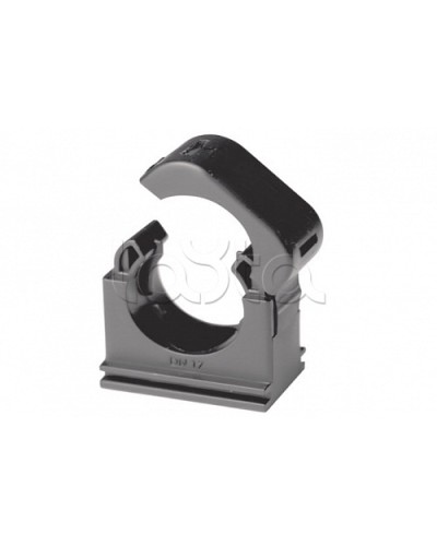 Держатель с крышкой DN 7 мм, полиамид, цвет чёрный DKC PASW07N в Абакане Крепежные изделия Pintop.ru