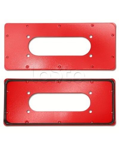 Фланец красный для ST с перф. Тип 3 DKC R5FPST01-RAL3000 в Абакане Аксессуары для стоек и шкафов Pintop.ru