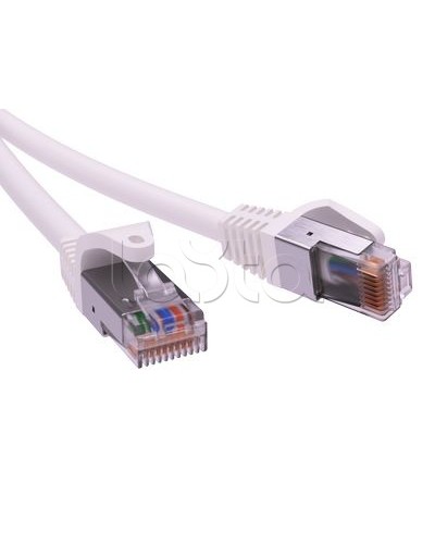 Патч-корд экранированный CAT6 F/UTP 4х2, LSZH, белый, 2м DKC RN6FU4520WH в Абакане Патчкорды (медные) Pintop.ru