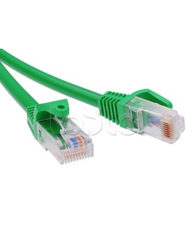 Патч-корд неэкранированный CAT6 U/UTP 4х2, LSZH, зелёный, 1.5м DKC RN6UU4515GN в Абакане Патчкорды (медные) Pintop.ru