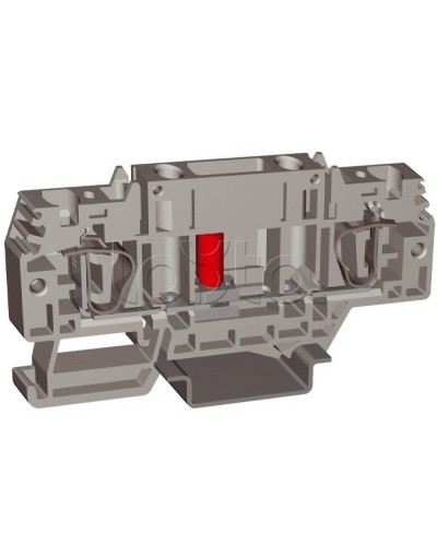 Зажим HSCB.4GR, тестовый с разъединителем, серый , 4 кв.мм DKC ZHB100GR в Абакане Держатели, клипсы, скобы Pintop.ru