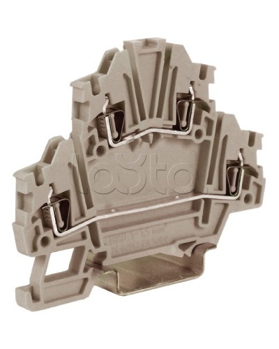 Зажим, серый, 1,5 кв.мм DKC ZHD200GR-RET в Абакане Держатели, клипсы, скобы Pintop.ru