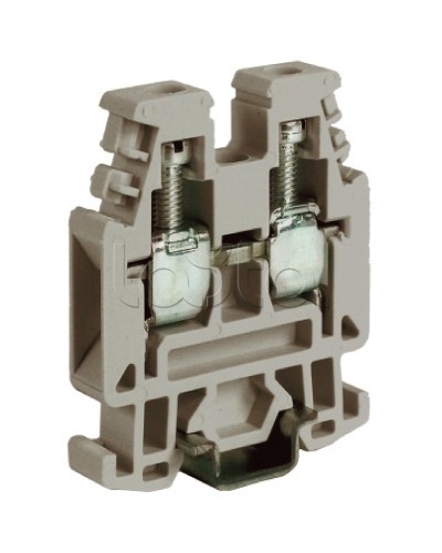 Зажим 4 кв.мм серый DKC ZRP300GR в Абакане Крепежные изделия Pintop.ru