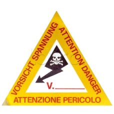 Предупреждающая табличка 120мм DKC ZTA002