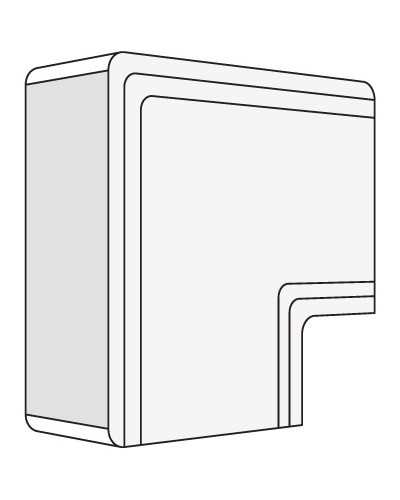 Угол плоский NPAN 25x30 мм DKC 01737 в Абакане Аксессуары для кабель-канала Pintop.ru