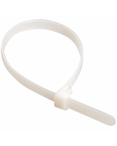 Хомут-стяжка нейлоновый, стандартный P6.6 7.8x180 белый DKC 25223 (100 шт/уп) в Абакане Стяжки-хомуты Pintop.ru