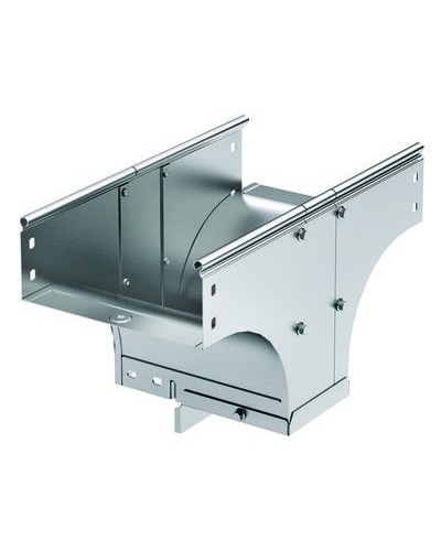 Ответвитель-переходник TDSR T-обр. вертикальный 500/200 в комплекте с крепежными элементами и соединительными в Абакане Аксессуары для лотков Pintop.ru