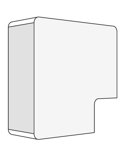 Угол плоский 30x10 APM (40 шт/уп) DKC 00408 в Абакане Аксессуары для кабель-канала Pintop.ru
