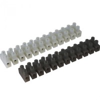 Клемник полипропилен черный, 12р,450V, 24A, 2.5мм.кв DKC 43112PL/R