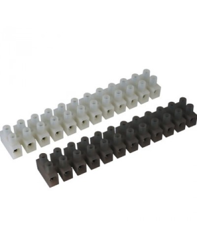 Клемник полипропилен черный, 12р,450V, 24A, 2.5мм.кв DKC 43112PL/R в Абакане Клеммные колодки Pintop.ru