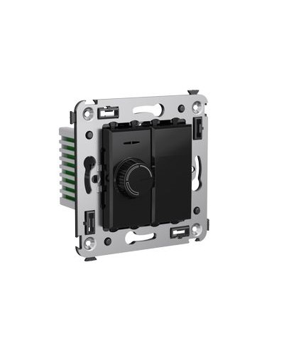 Диммер поворотный в стену, Avanti, Черный квадрат DKC 4402133 в Абакане Аксессуары для стоек и шкафов Pintop.ru