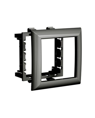 Рамка-суппорт Avanti черный для In-liner Front, 2 мод. DKC 4402912 в Абакане Аксессуары для лотков Pintop.ru