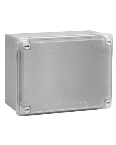 Коробка ответвит. с гладкими стенками, прозрачная, IP56, 240х190х90 мм DKC 54220 в Абакане Распределительные коробки Pintop.ru