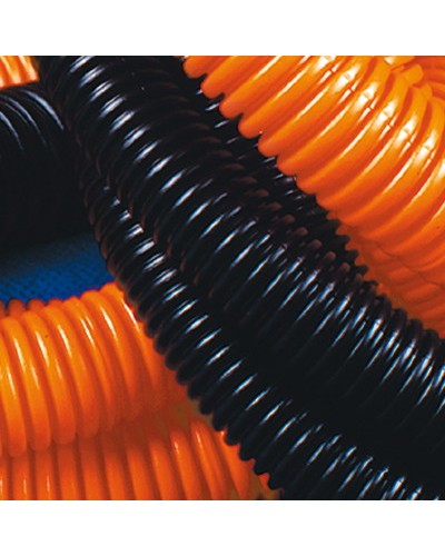 Труба гофрированная ПНД с зондом лёгкая 25 мм цвет оранжевый (50 м) DKC 71925 в Абакане Труба гофрированная Pintop.ru