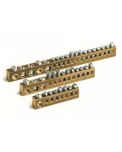 Колодка клеммная 12мод. (отв.3х5.4мм+10х4.5мм) DKC 87412 в Абакане Коммутационные изделия Pintop.ru