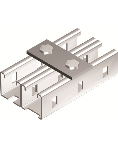 Пластина соединительная, длина 90 мм, 2отв., горячеоцинкованная DKC BMD1011HDZ в Абакане Аксессуары для лотков Pintop.ru