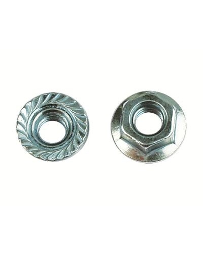 Гайка с насечкой, препятствующей откручиванию М8 HDZ DKC (CM100800HDZ) в Абакане Крепеж Pintop.ru