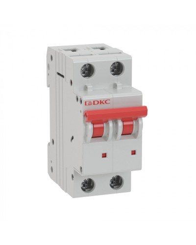 Выключатель автоматический модульный YON MD63 2P 6А C 6kA DKC (MD63-2C6-6) в Абакане Электротехническое оборудование Pintop.ru