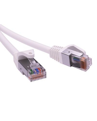 Патч-корд экранированный CAT6 F/UTP 4х2, LSZH, белый, 1.5м DKC RN6FU4515WH в Абакане Патчкорды (медные) Pintop.ru