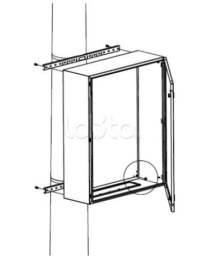 Комплект крепления шкафов DKC (R5FB300) в Абакане Полки для шкафов и стоек Pintop.ru