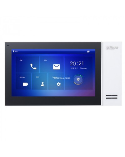 Монитор видеодомофона IP 7 дюймовый Dahua DH-VTH2421FW-P в Абакане Абонентские IP устройства Pintop.ru