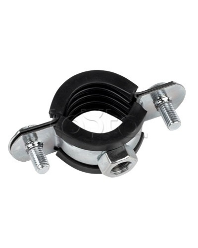 Хомут стальной 3/8 (15-19 мм), с уплотнителем EKF (hsu1038) в Абакане Стяжки-хомуты Pintop.ru