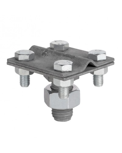 Зажим прута на штыре (пластина 56х56мм) HZ EKF PROxima (lp-g6606-e1302) в Абакане Электротехническое оборудование Pintop.ru