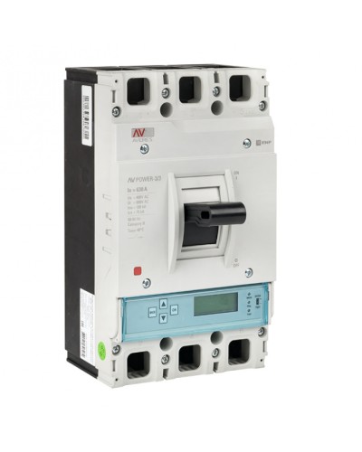 Автоматический выключатель AV POWER-3/3 630А 100kA ETU6.0 EKF AVERES (mccb-33-630H-6.0-av) в Абакане Электротехническое оборудование Pintop.ru