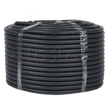 Труба гофр. ПНД с протяжкой d25 мм (50 м) черная EKF-Plast (tpnd-25-50m)