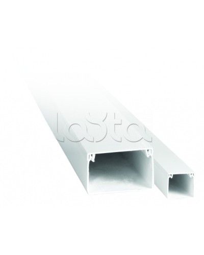 Канал кабельный (40х40) (24 м) белый EKF Basic (kk-40-40-basic) в Абакане Кабель-канал Pintop.ru