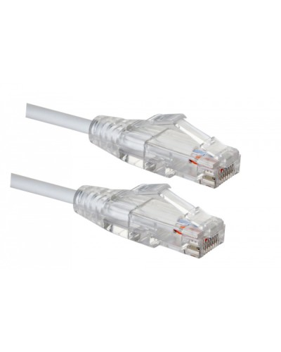 Коммутационный шнур категории 5e SLIM LINE, U/UTP, LSZH, T568B, 5 м, белый Eurolan (21S-U5-05WT) в Абакане Патчкорды (медные) Pintop.ru