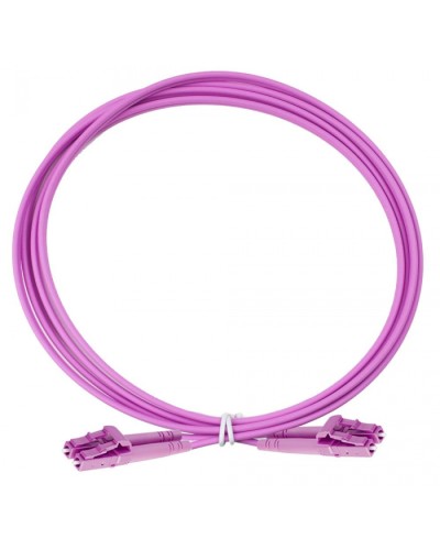 Оптический коммутационный шнур дуплексный, OM4, 2х50/125, LC-LC, 10 м Eurolan (41F-40-LC-LC-10) в Абакане Патч-корды и пигтейлы Pintop.ru