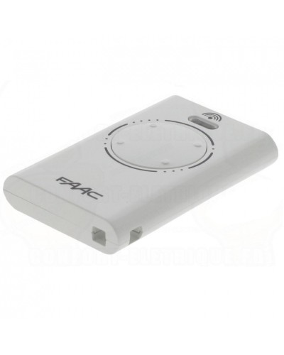 Брелок-передатчик 4-канальный Faac 787010 (белый) в Абакане Устройства радиоуправления для шлагбаумов и автоматики Pintop.ru