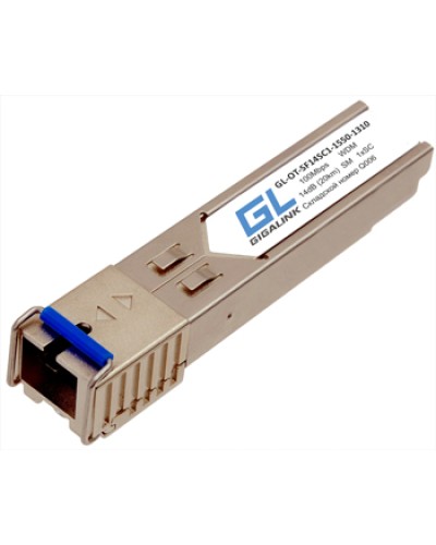 Модуль SFP Gigalink GL-OT-SF14SC1-1550-1310-I в Абакане Модули SFP/XFP/GBIC Pintop.ru
