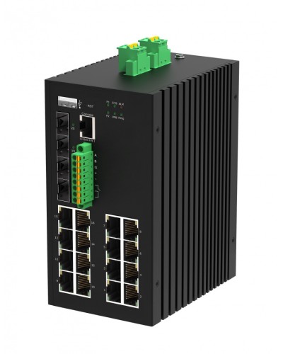 Управляемый промышленный L2+ коммутатор Gigalink GL-SW-G207-16P4ST-I(BT) в Абакане Коммутаторы Pintop.ru