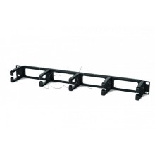Кабельный организатор с пластиковыми кольцами 19", 1U Hyperline CM-1U-V6H2-PL