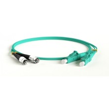 Патч-корд волоконно-оптический Hyperline FC-D2-503-SC/PR-ST/PR-H-20M-LSZH-AQ