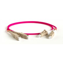 Патч-корд волоконно-оптический Hyperline FC-D2-504-LC/PR-SC/PR-H-30M-LSZH-MG