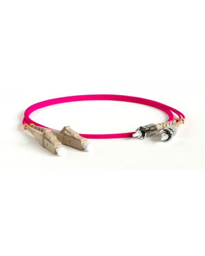 Патч-корд волоконно-оптический Hyperline FC-D2-504-LC/PR-ST/PR-H-2M-LSZH-MG в Абакане Патч-корды оптические Pintop.ru