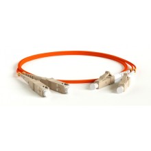 Патч-корд волоконно-оптический Hyperline FC-D2-62-LC/PR-LC/PR-H-50M-LSZH-OR